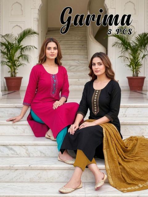 Desi kudi garima 3pcs wholesale kurti and dress in chennai